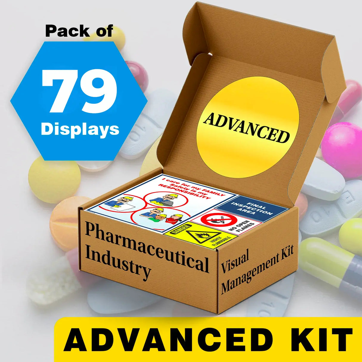 Advanced Kit - Pharmaceutical Industry Visual Management Kit
