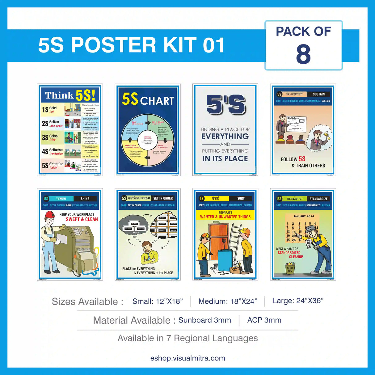 5S Methodology Visual Management Kit 01