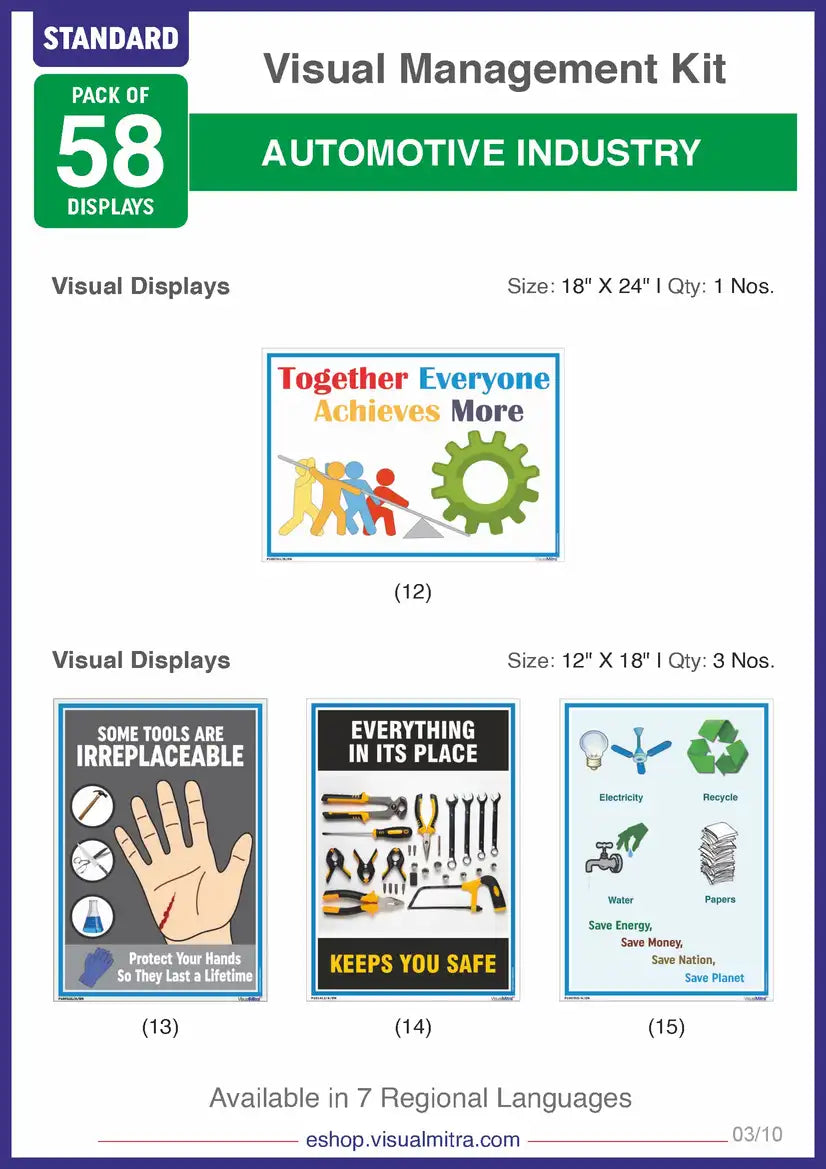 Standard Kit - Automotive Industry Visual Management Kit