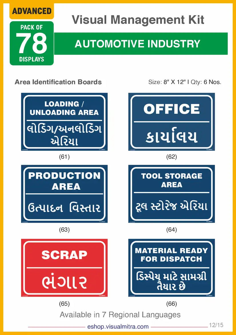 Advanced Kit - Automotive Industry Visual Management Kit