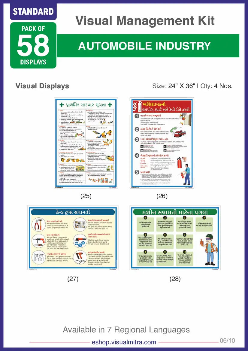 Standard Kit - Automotive Industry Visual Management Kit