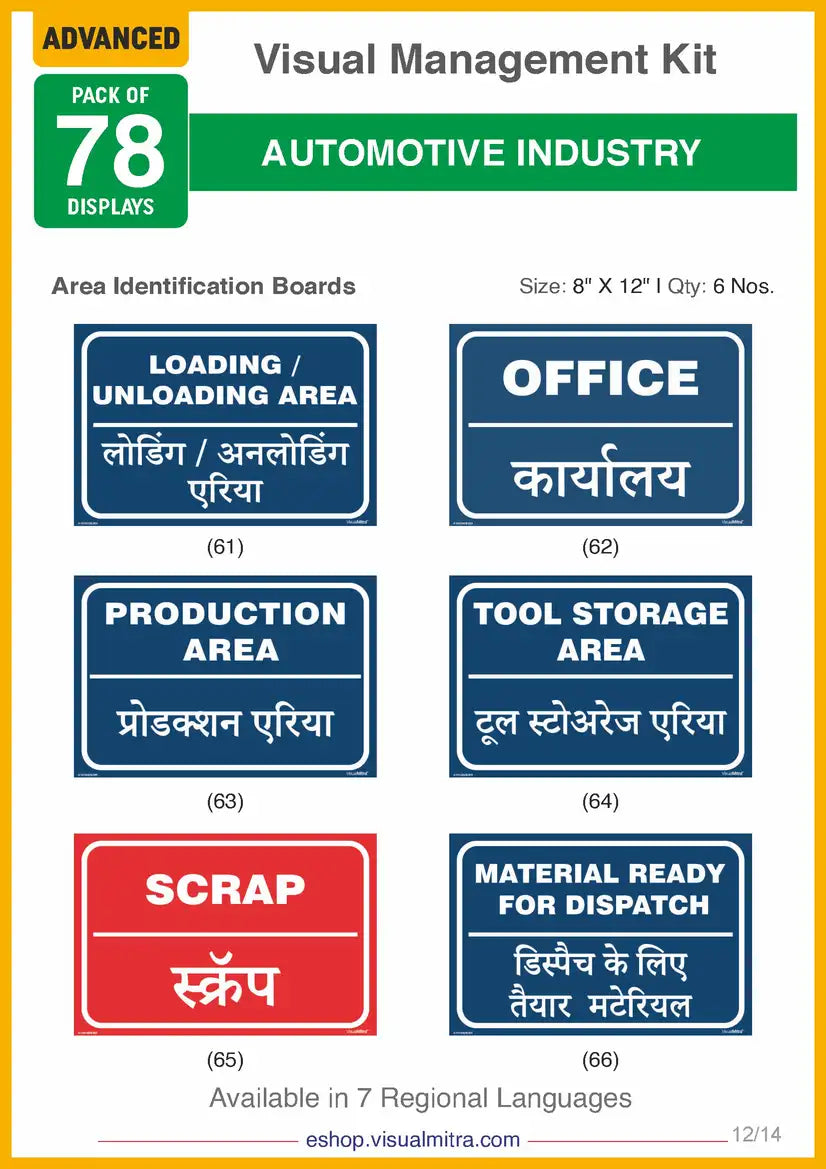 Advanced Kit - Automotive Industry Visual Management Kit