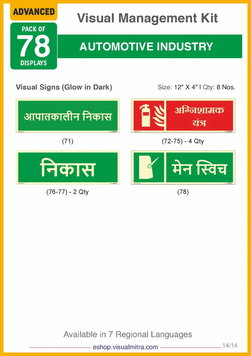 Advanced Kit - Automotive Industry Visual Management Kit