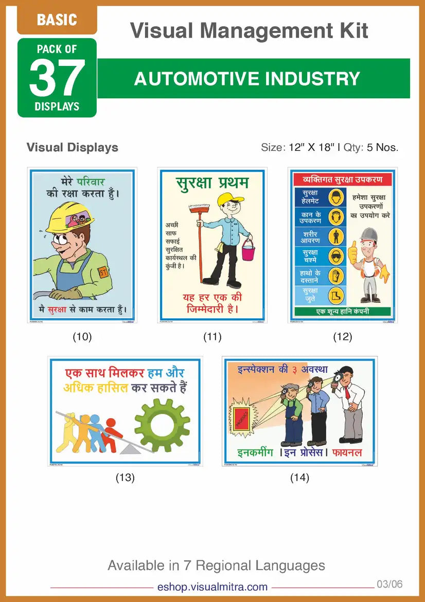 Basic Kit - Automotive Industry Visual Management Kit