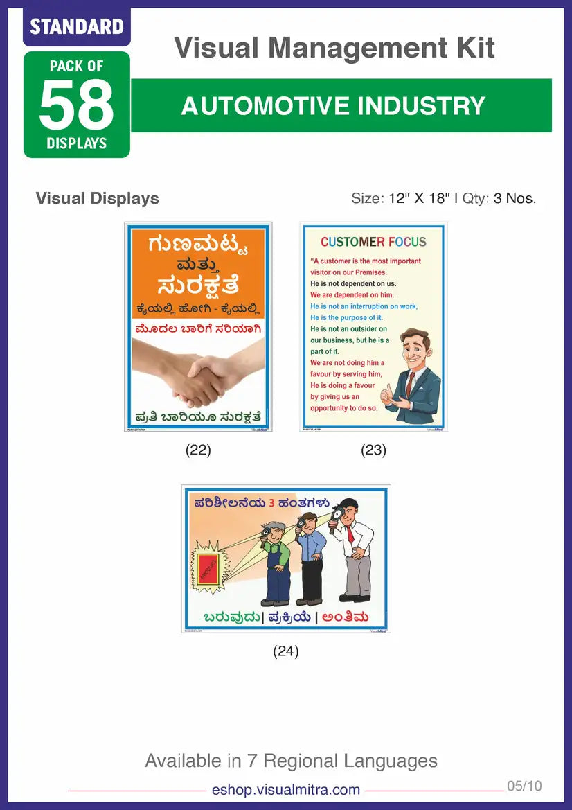 Standard Kit - Automotive Industry Visual Management Kit