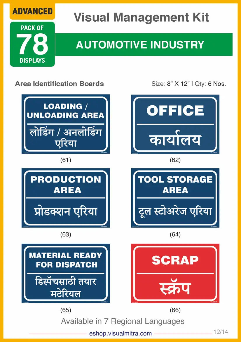 Advanced Kit - Automotive Industry Visual Management Kit
