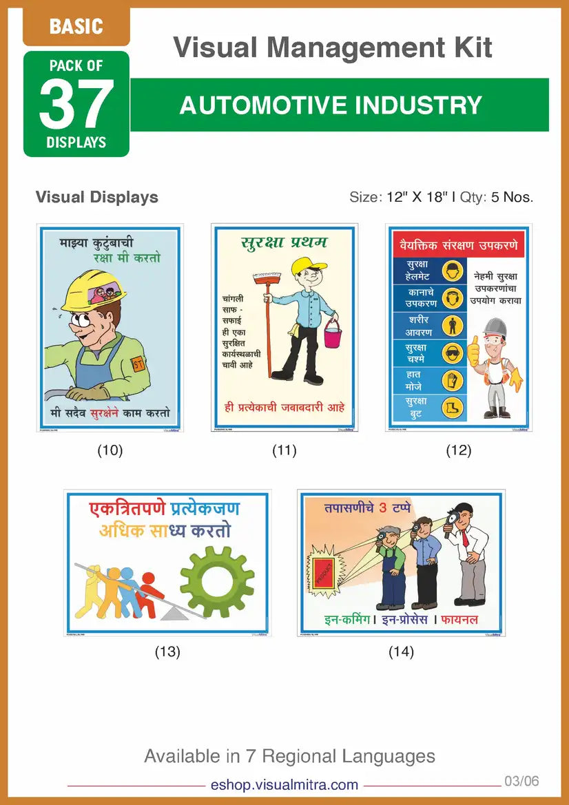 Basic Kit - Automotive Industry Visual Management Kit