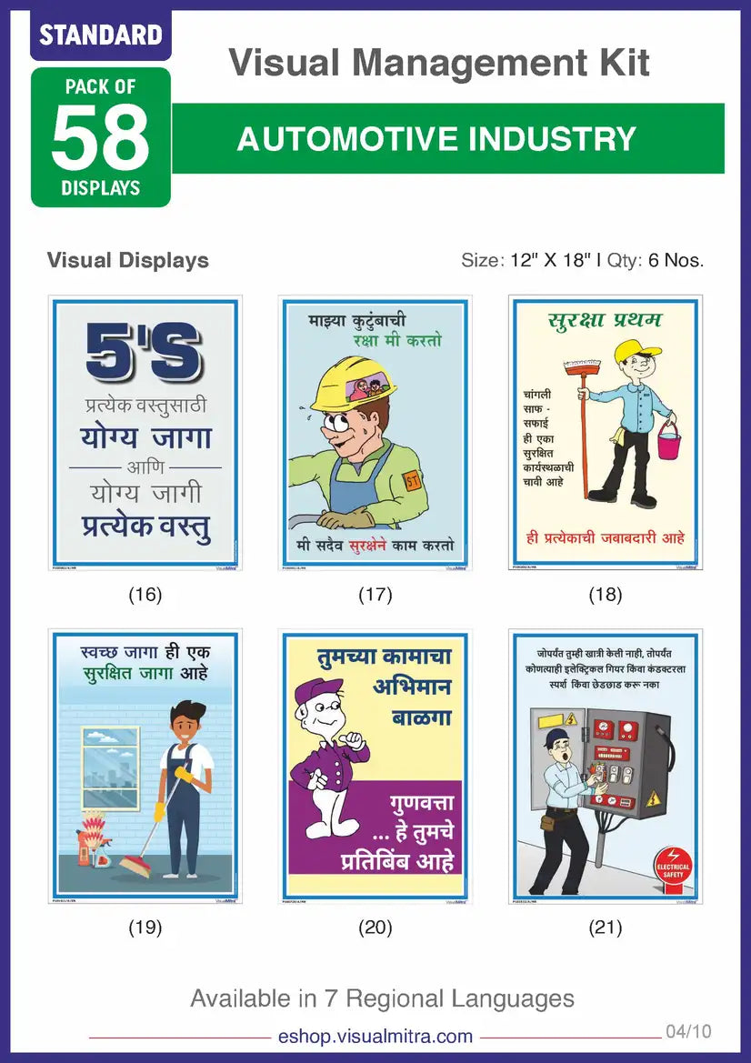 Standard Kit - Automotive Industry Visual Management Kit