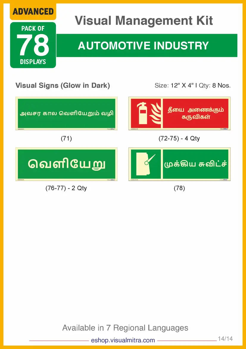 Advanced Kit - Automotive Industry Visual Management Kit