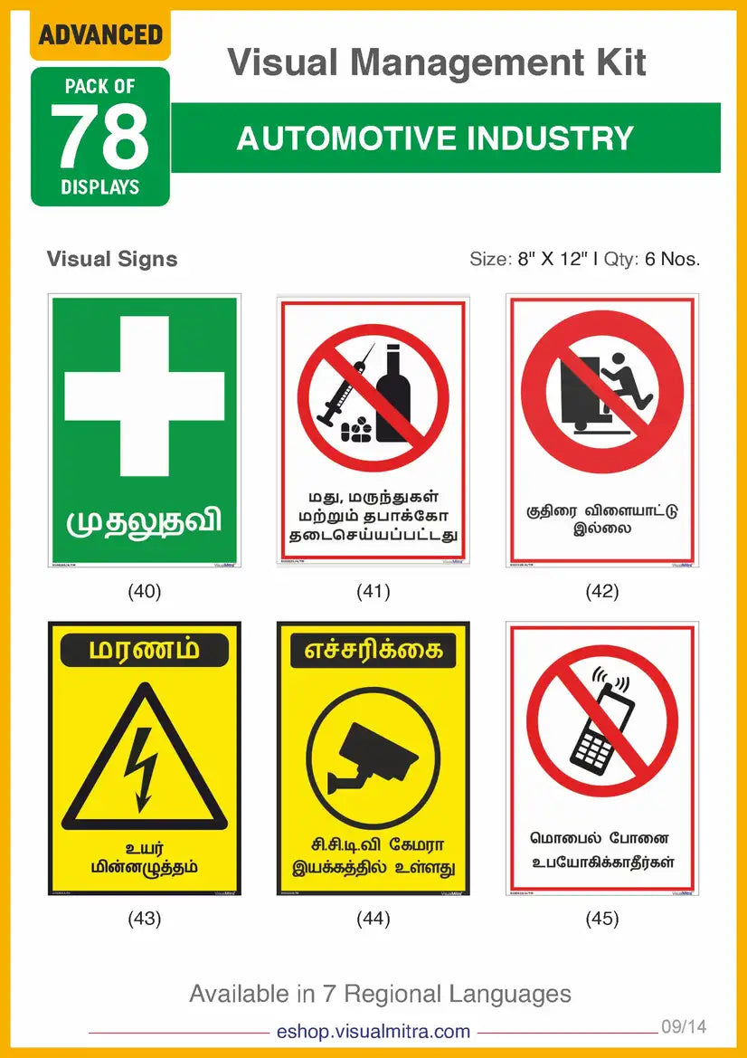 Advanced Kit - Automotive Industry Visual Management Kit