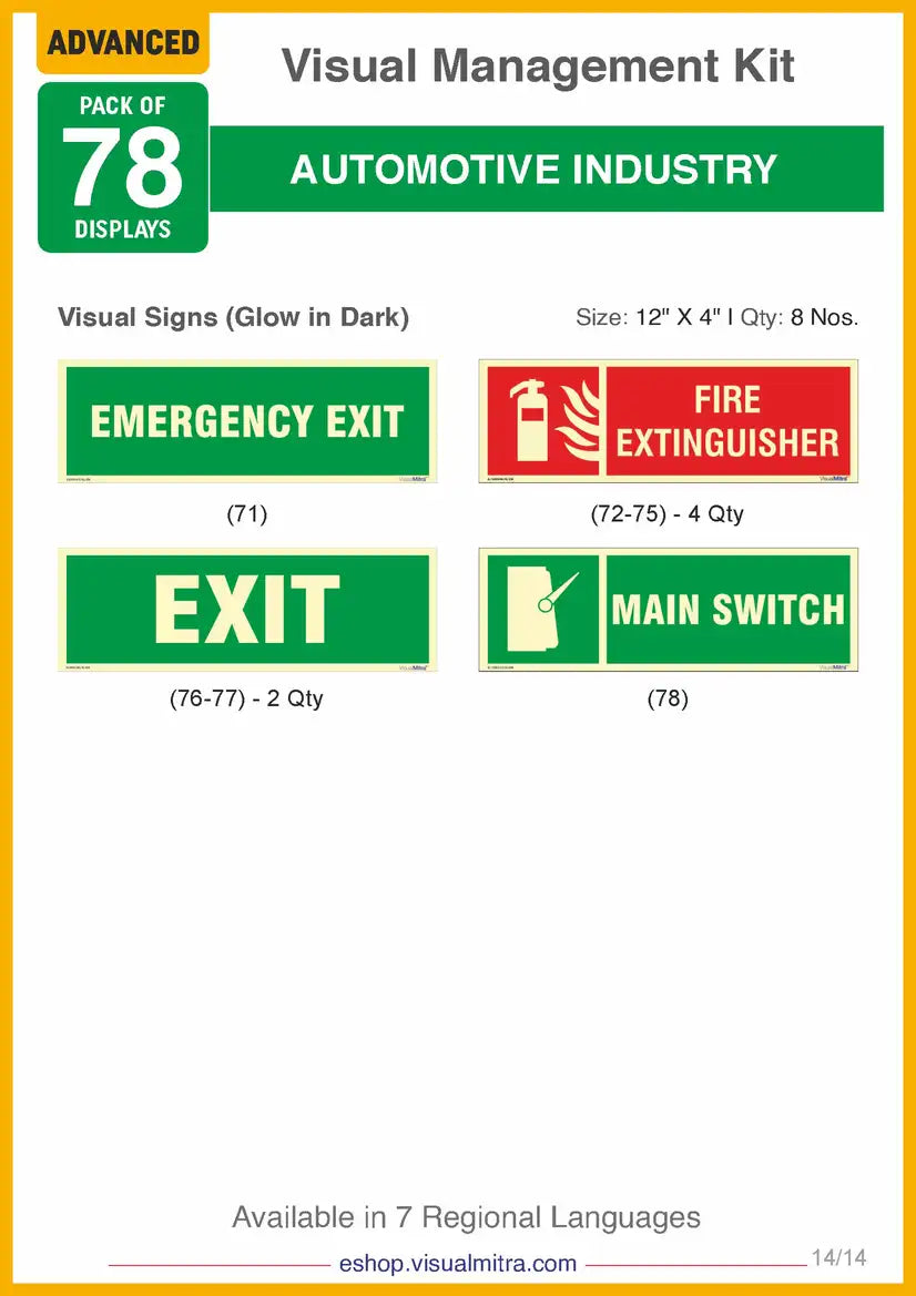 Advanced Kit - Automotive Industry Visual Management Kit