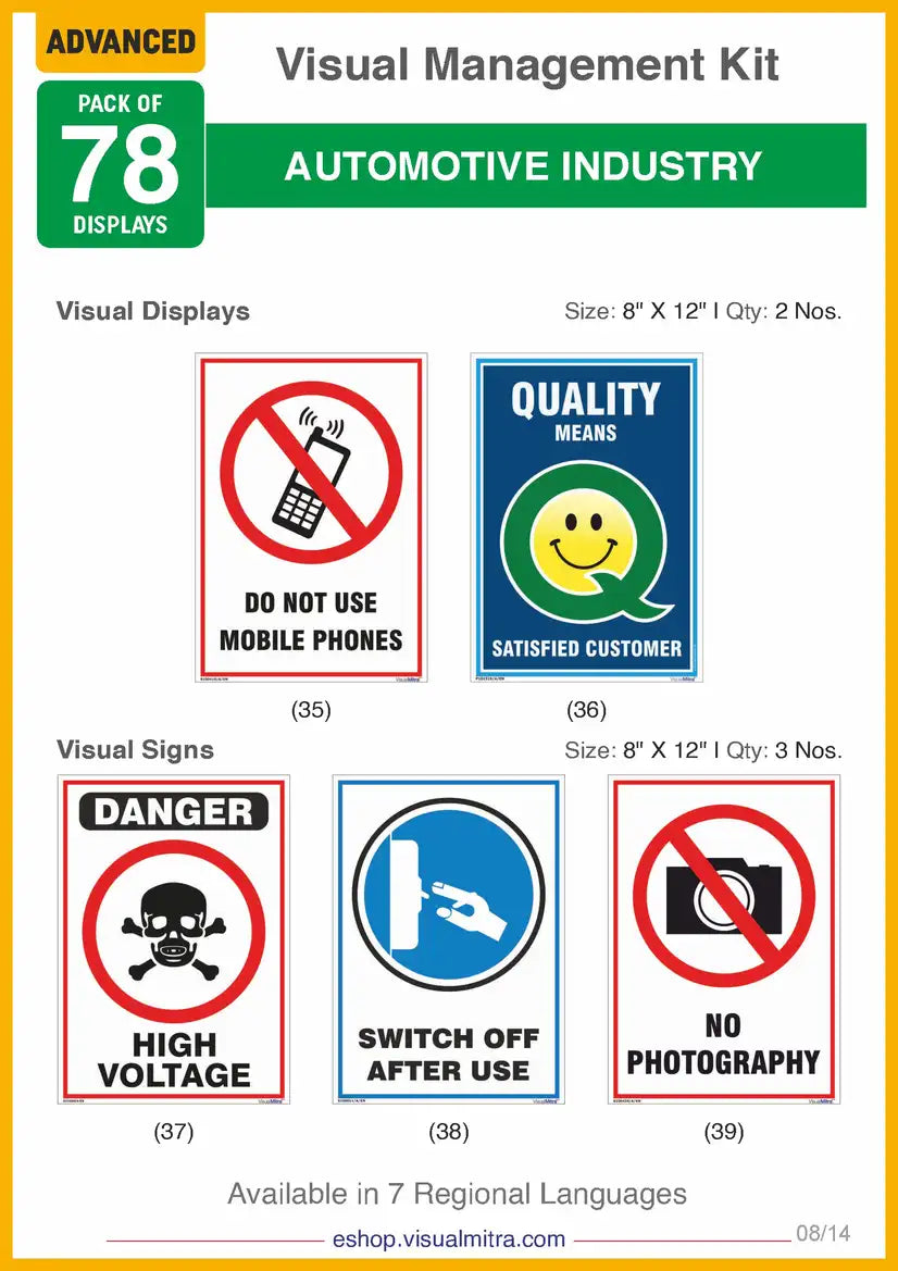 Advanced Kit - Automotive Industry Visual Management Kit