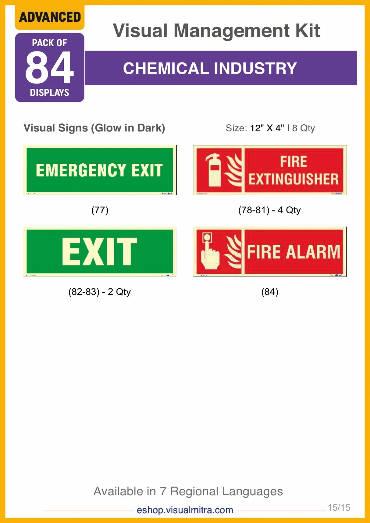 Advanced  Kit - Chemical Industry Visual Management Kit