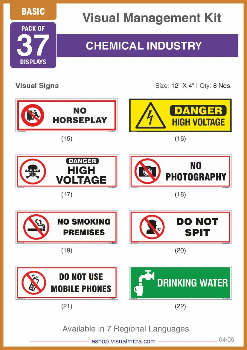 Basic Kit - Chemical Industry Visual Management Kit