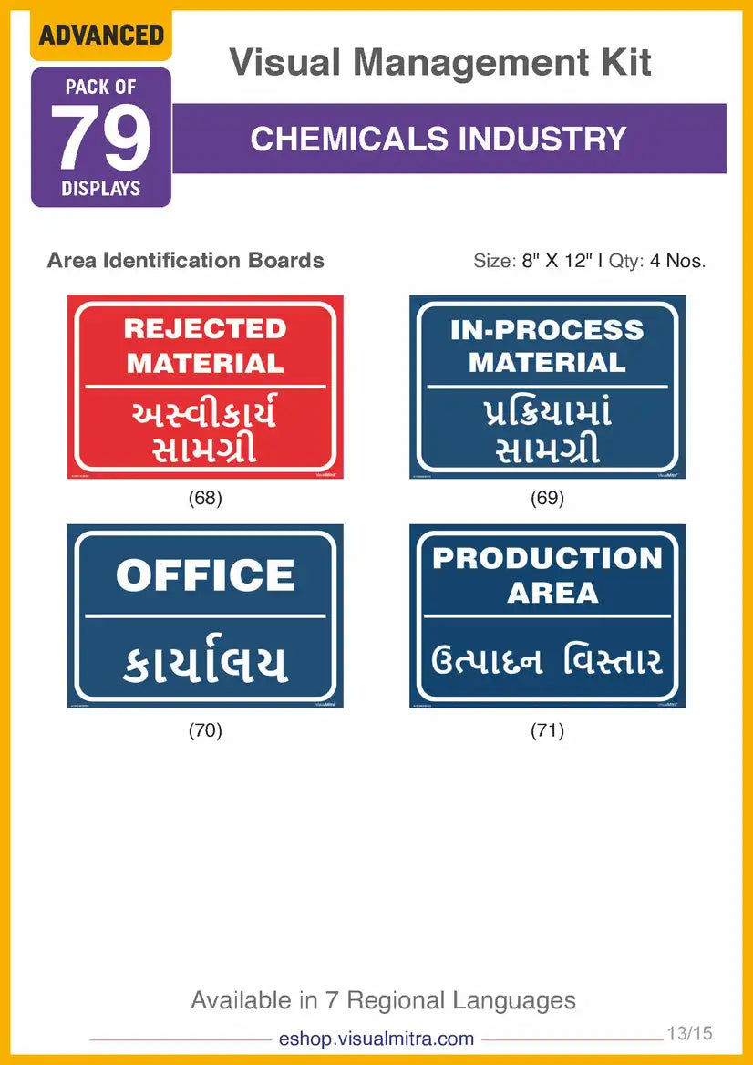 Advanced Kit - Chemical Industry Visual Management Kit