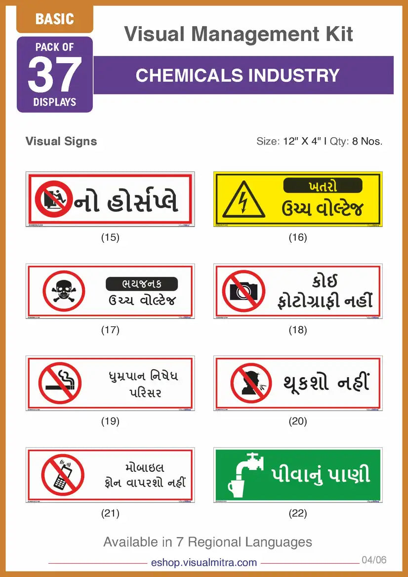 Basic Kit - Chemical Industry Visual Management Kit