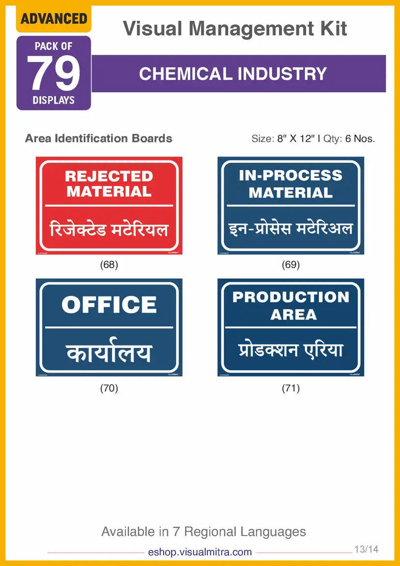 Advanced Kit - Chemical Industry Visual Management Kit