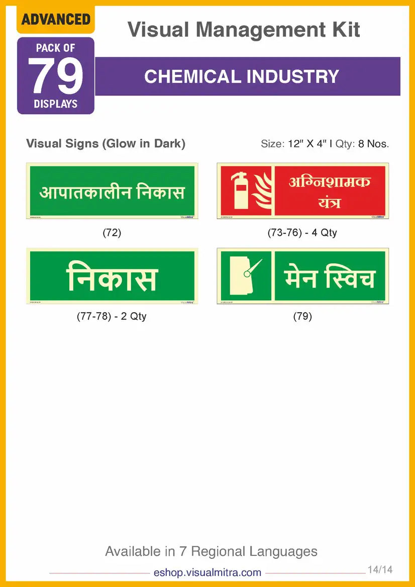 Advanced Kit - Chemical Industry Visual Management Kit
