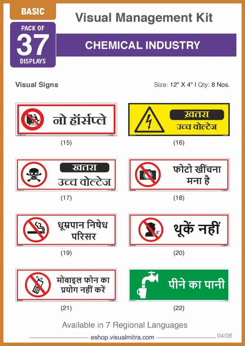 Basic Kit - Chemical Industry Visual Management Kit