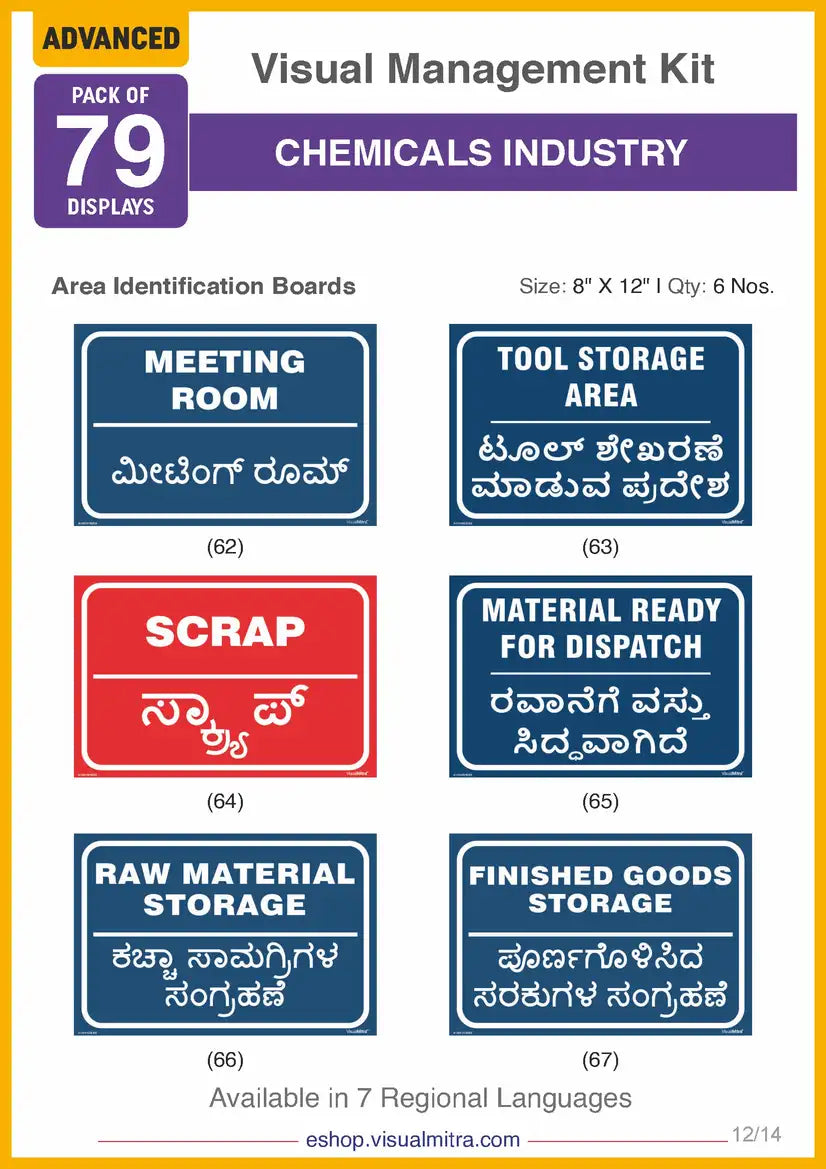Advanced Kit - Chemical Industry Visual Management Kit