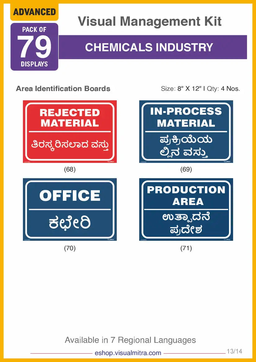 Advanced Kit - Chemical Industry Visual Management Kit