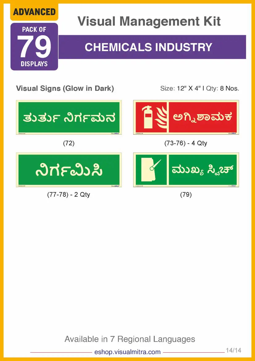 Advanced Kit - Chemical Industry Visual Management Kit