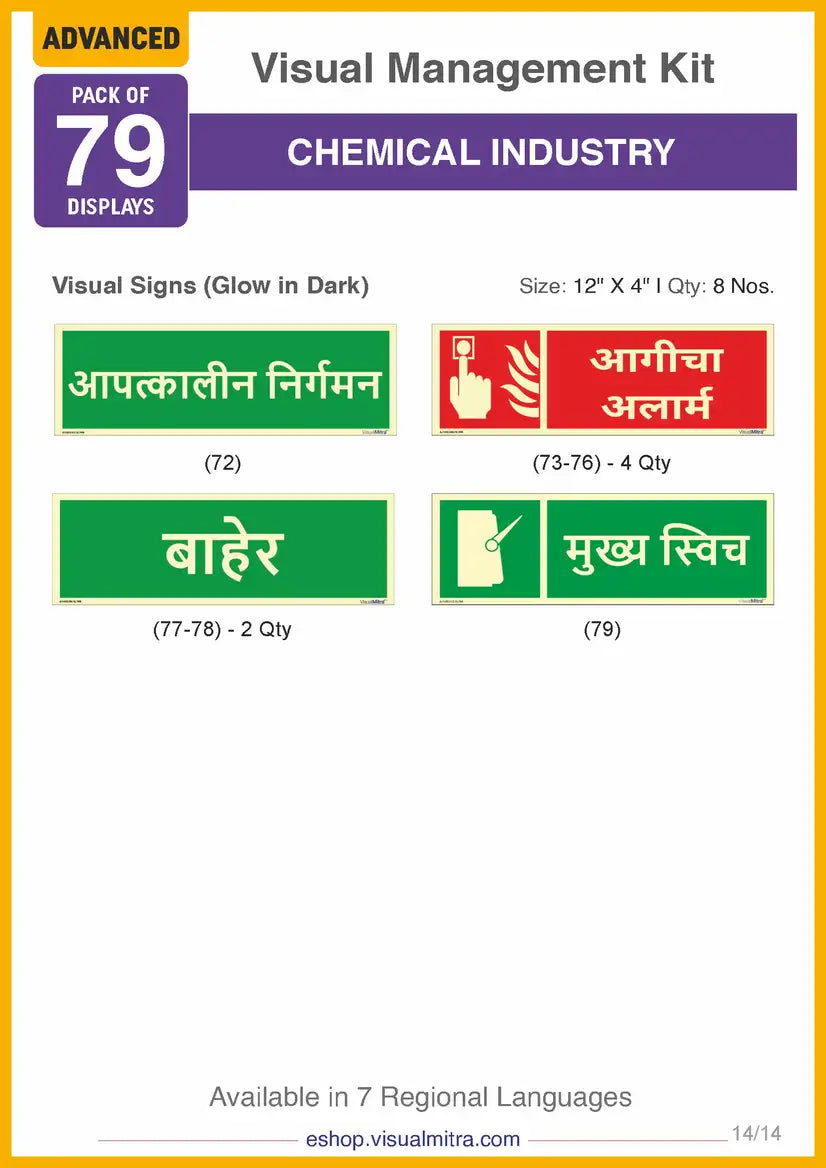 Advanced Kit - Chemical Industry Visual Management Kit