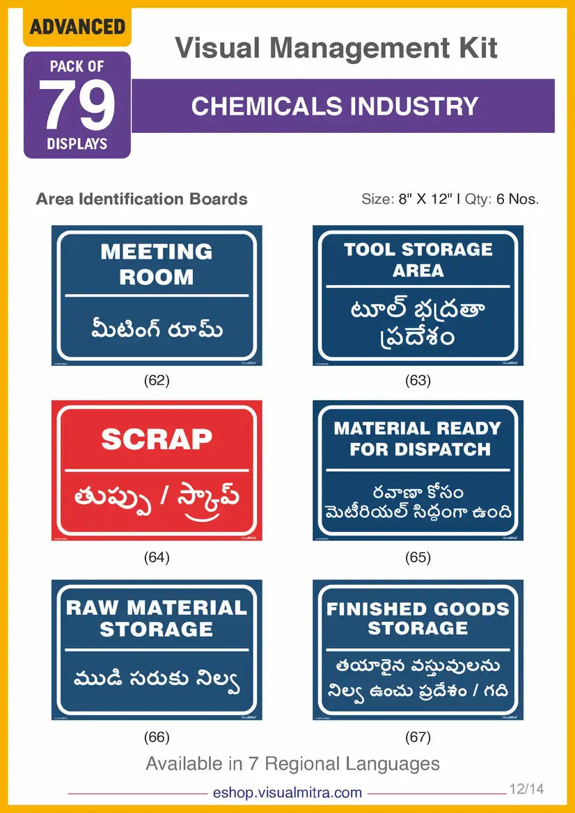 Advanced Kit - Chemical Industry Visual Management Kit