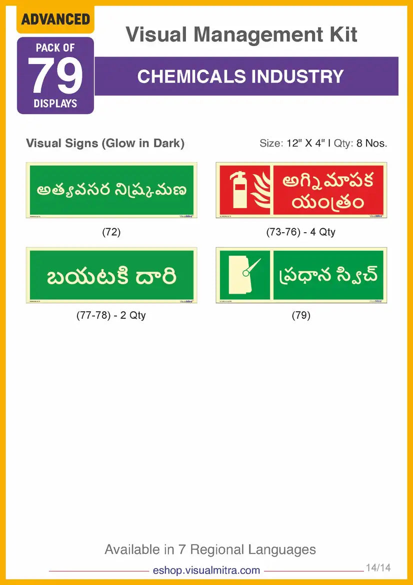 Advanced Kit - Chemical Industry Visual Management Kit