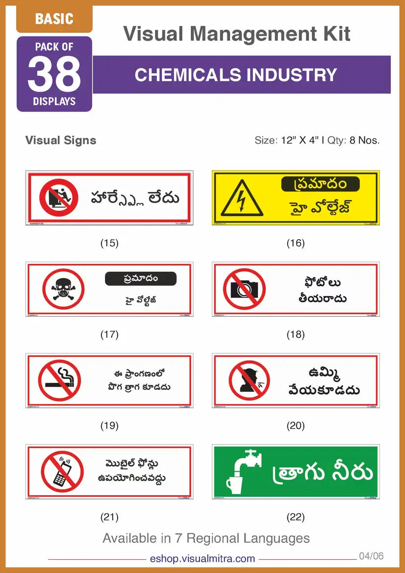Basic Kit - Chemical Industry Visual Management Kit