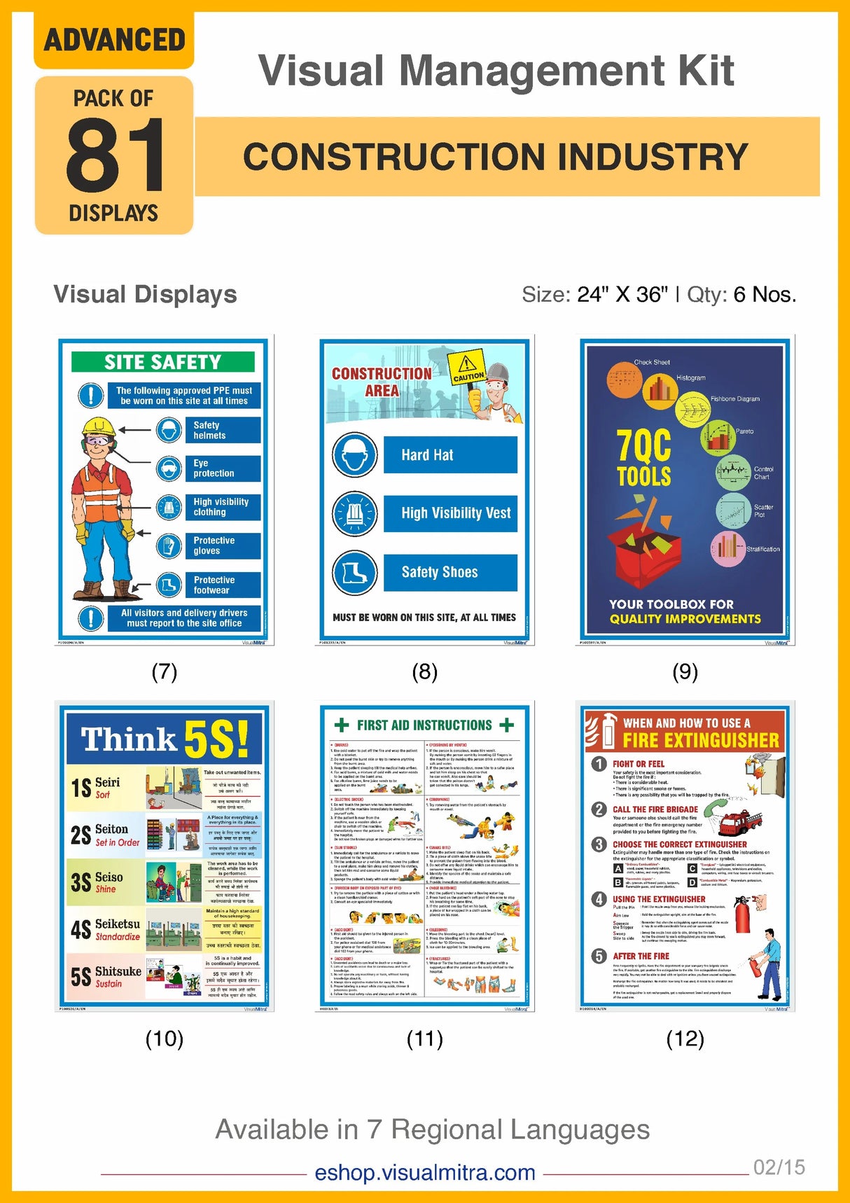 Advanced Kit - Construction Industry Visual Management Kit