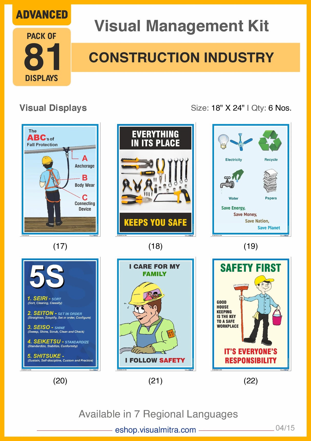 Advanced Kit - Construction Industry Visual Management Kit