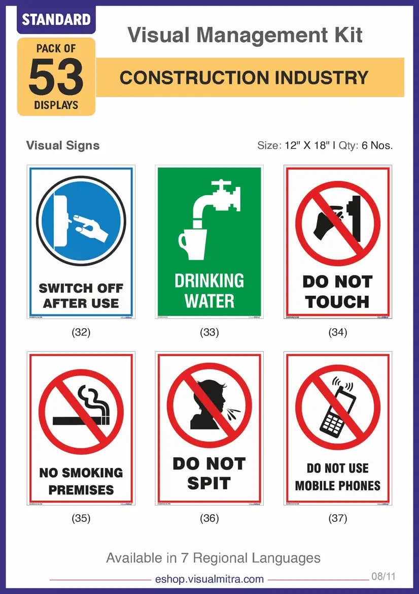 Standard Kit - Construction Industry Visual Management Kit