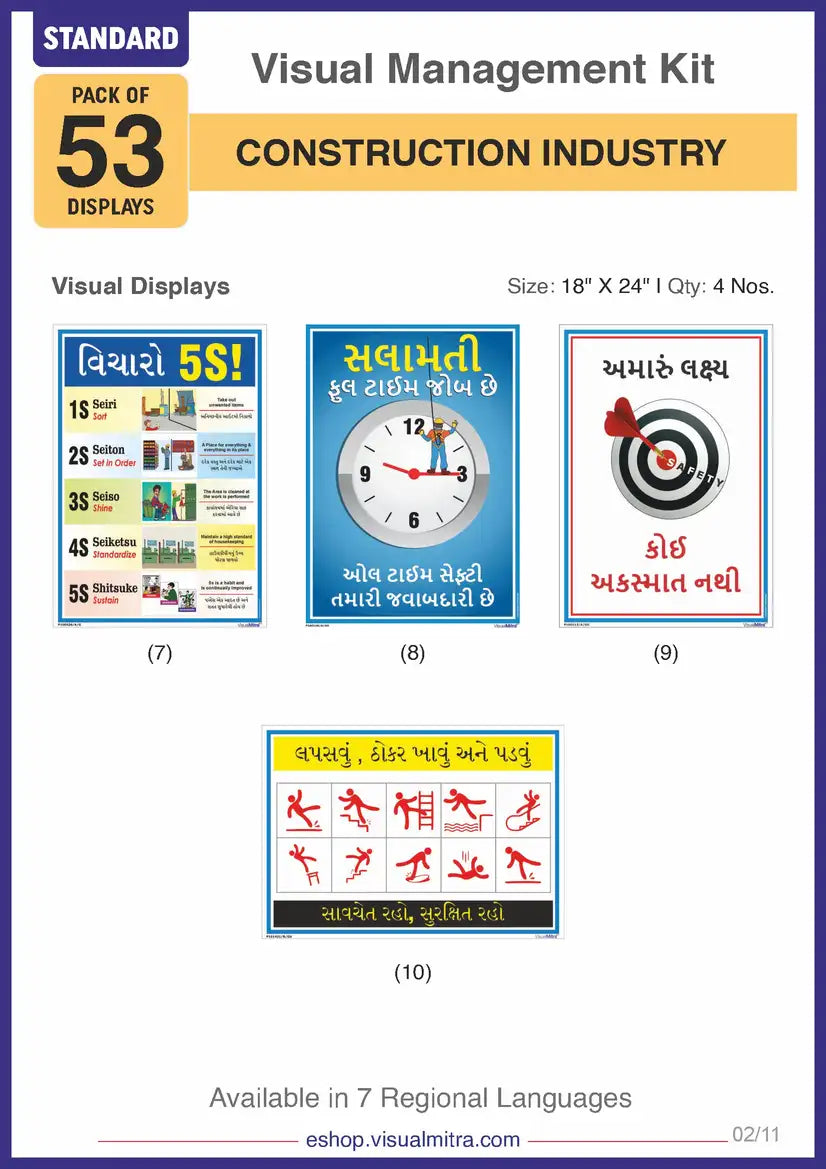 Standard Kit - Construction Industry Visual Management Kit