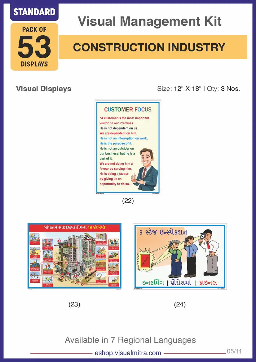 Standard Kit - Construction Industry Visual Management Kit