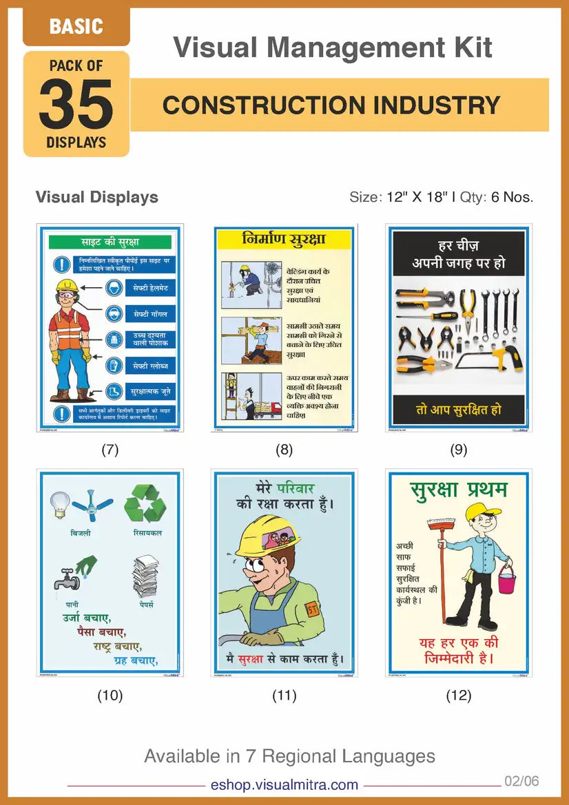 Basic Kit - Construction Industry Visual Management Kit