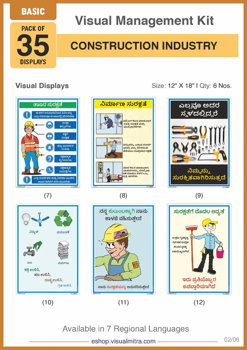 Basic Kit - Construction Industry Visual Management Kit
