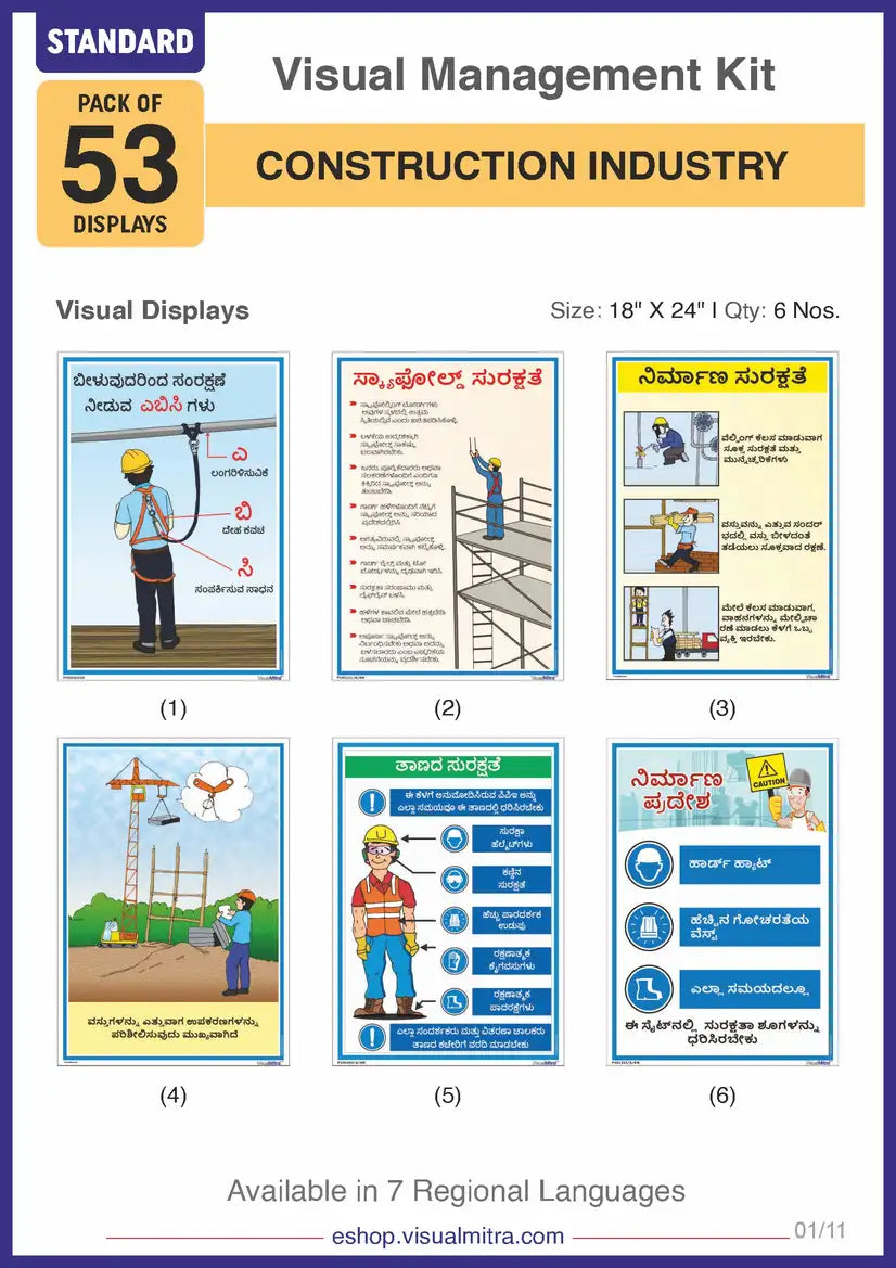 Standard Kit - Construction Industry Visual Management Kit