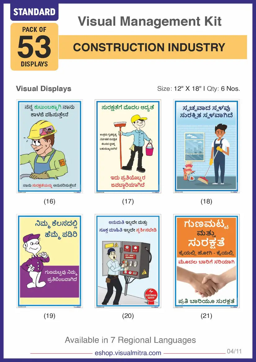 Standard Kit - Construction Industry Visual Management Kit