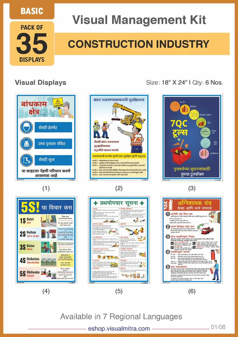 Basic Kit - Construction Industry Visual Management Kit