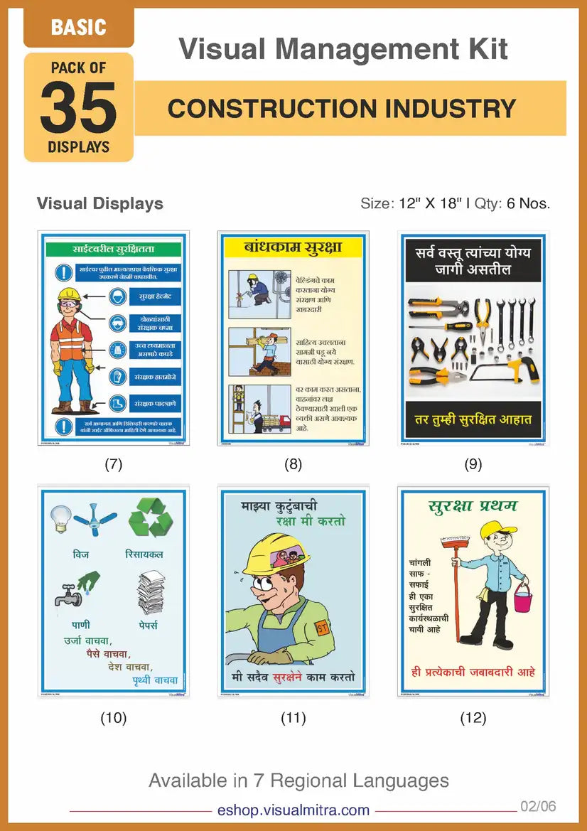 Basic Kit - Construction Industry Visual Management Kit