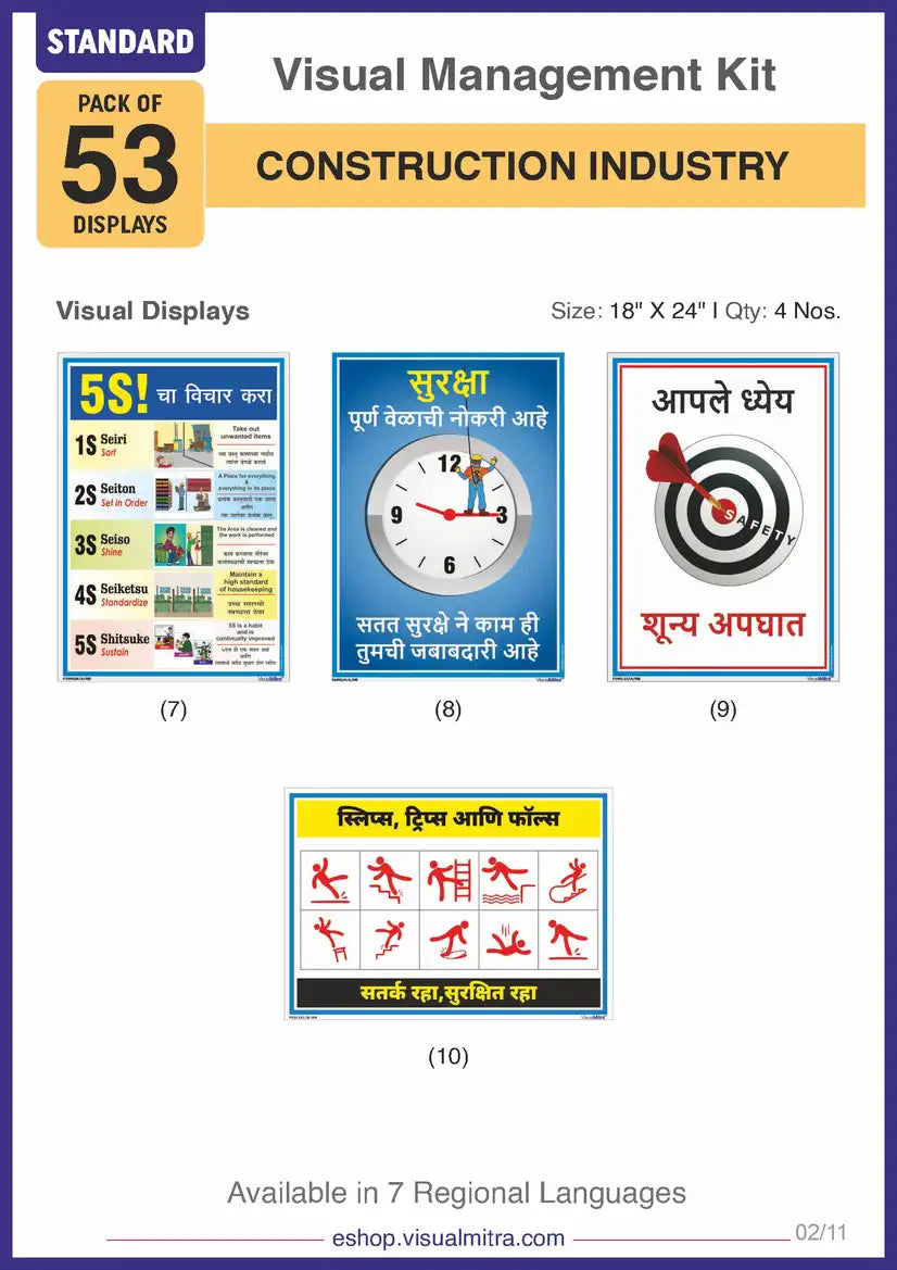 Standard Kit - Construction Industry Visual Management Kit