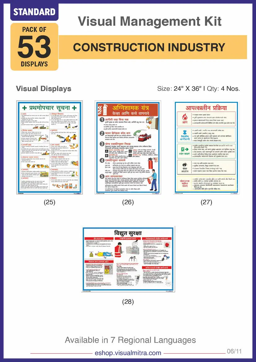 Standard Kit - Construction Industry Visual Management Kit