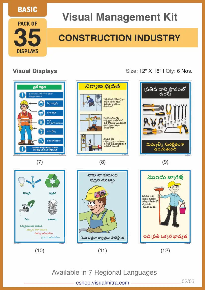 Basic Kit - Construction Industry Visual Management Kit