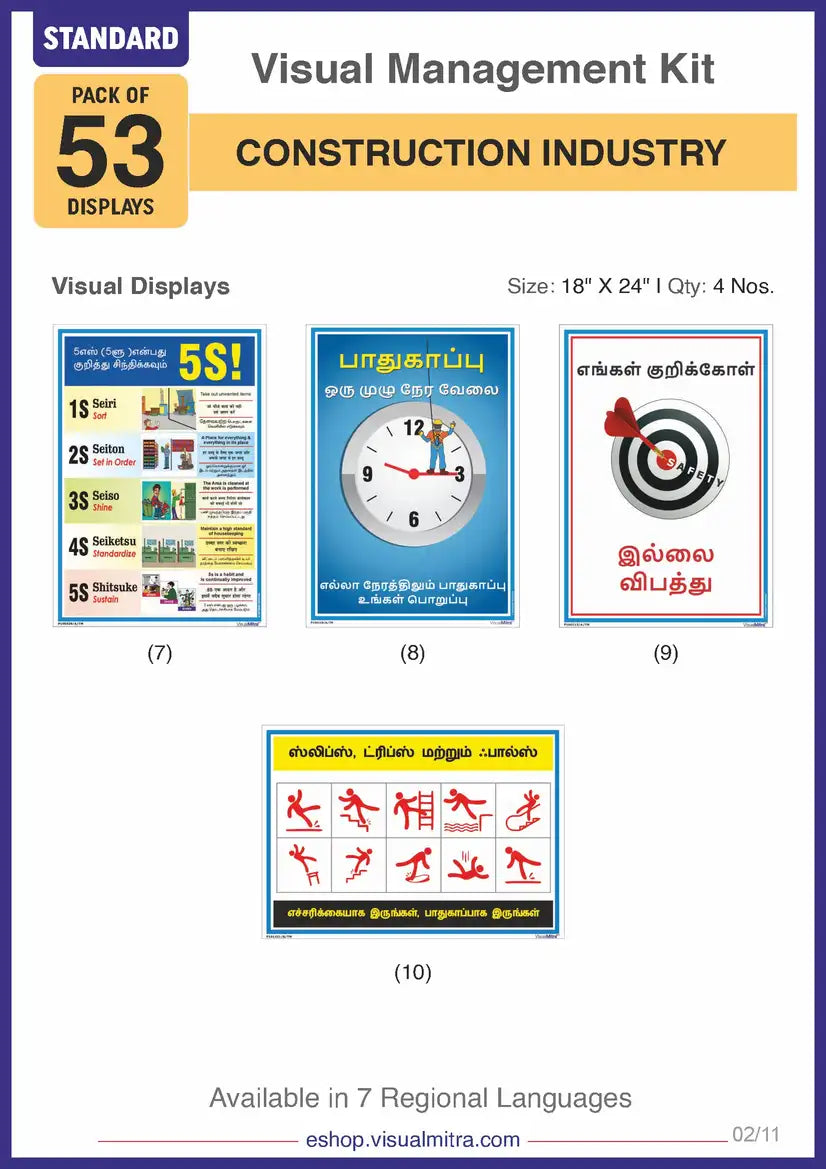 Standard Kit - Construction Industry Visual Management Kit