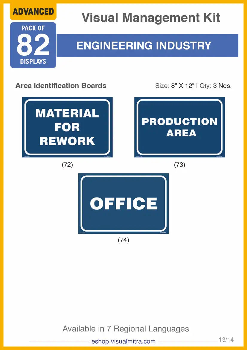Advanced Kit - Engineering Industry Visual Management Kit
