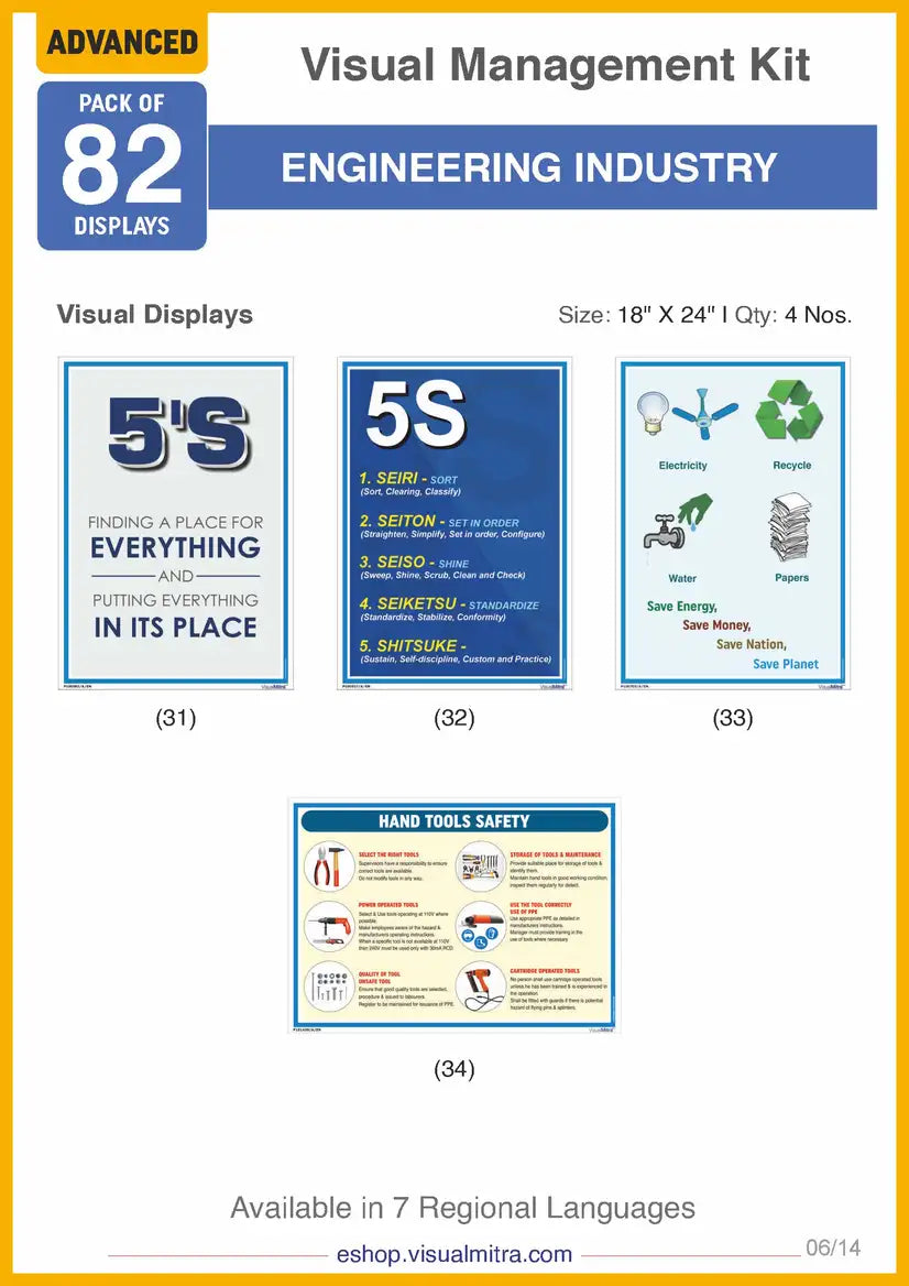 Advanced Kit - Engineering Industry Visual Management Kit