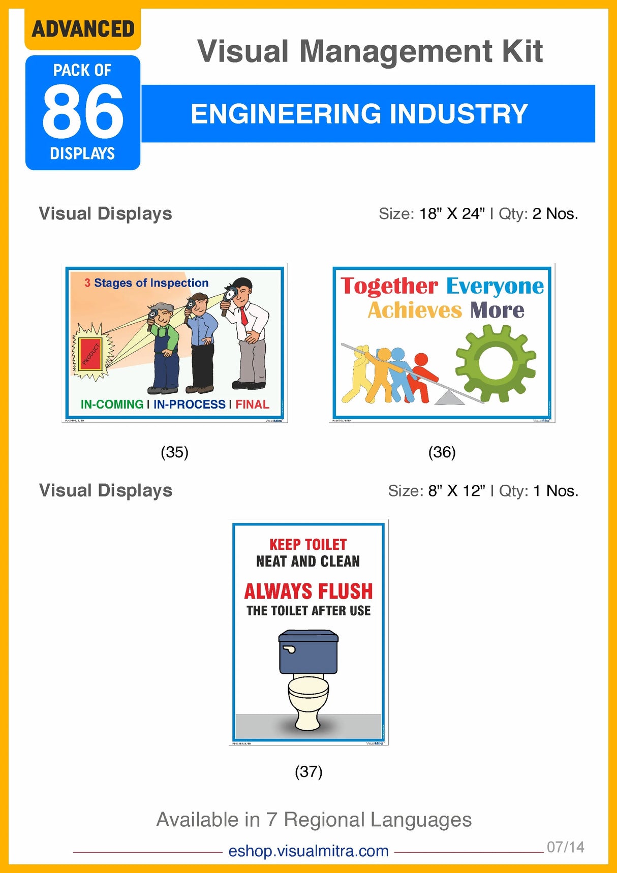 Advanced Kit - Engineering Industry Visual Management Kit