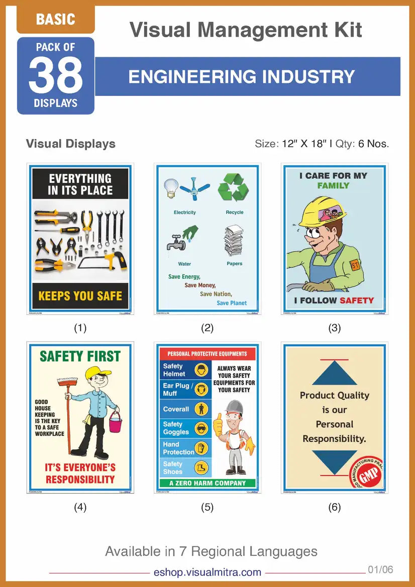 Basic Kit - Engineering Industry Visual Management Kit