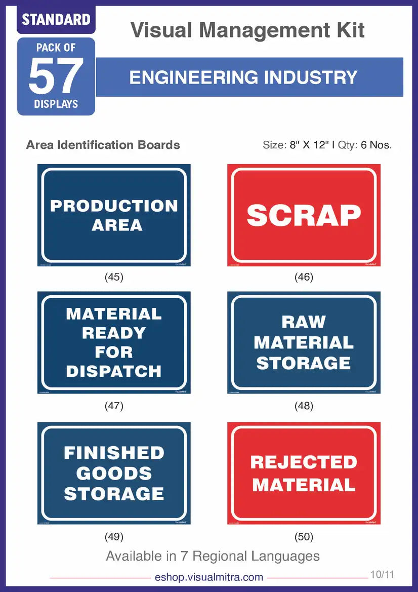 Standard Kit - Engineering Industry Visual Management Kit
